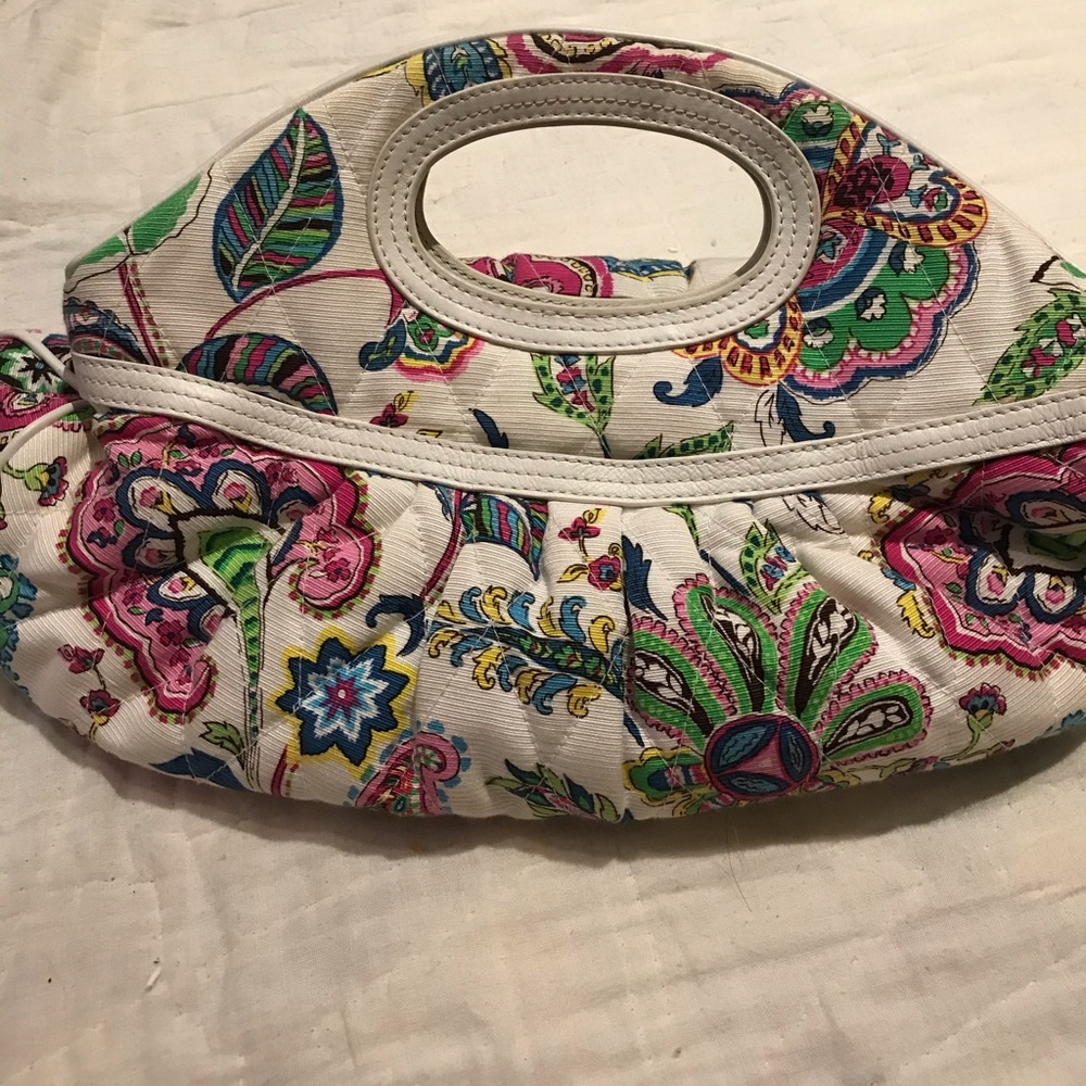 Vera Bradley retired paisley print clutch